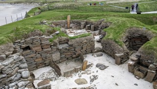 Part of a World Heritage site, Skara Brae is a 5000 year old well preserved collection of stone houses