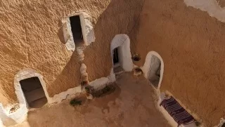 In Matmata, we'll visit subterranean homes and businesses. 