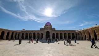A UNESCO World Heritage site, The Great Mosque is a center of Tunisian culture. 