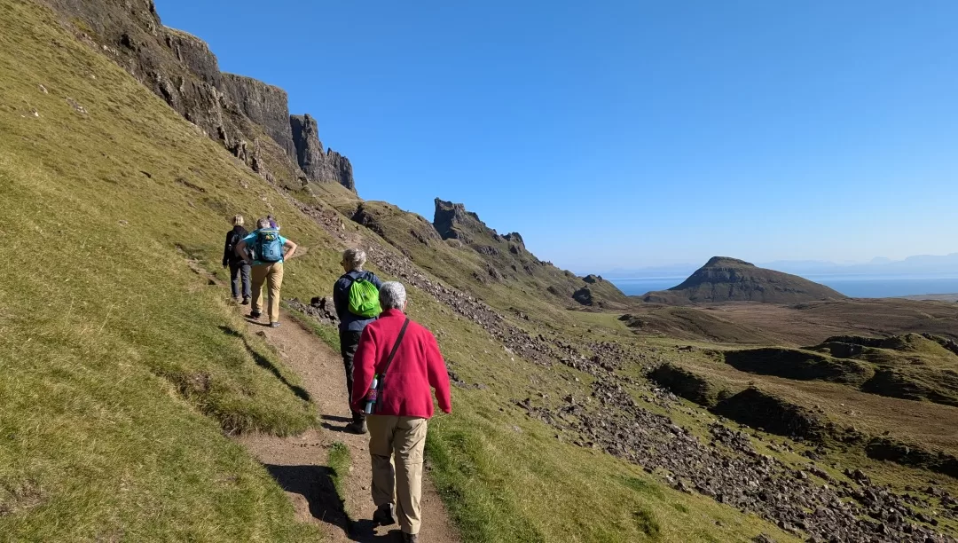Bilateral motion on a trail in Scotland helps us get grounded.