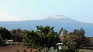 View from Stella Maris This view of Kilimanjaro greets you from our first night's hotel.