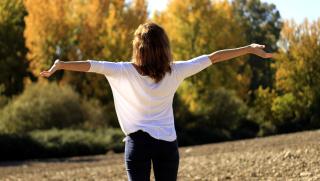 Qigong is focused attention on movement and breath and helps reduce anxiety.