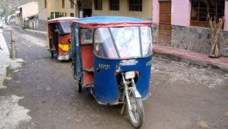 Travel to a local market via moto taxi