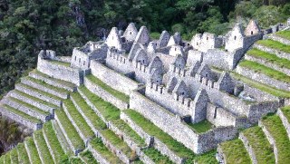 Ruins at Winay Wayna are accessible only by hiking the Inca Trail. We